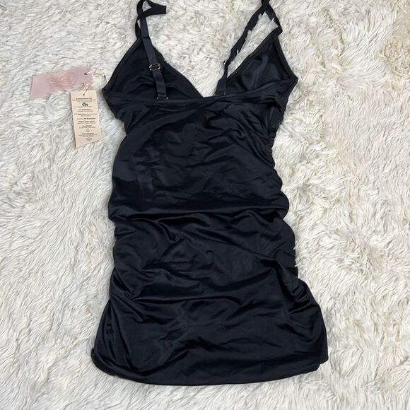 We Are HAH It Suits You 1 Piece Swimsuit Dress Black XSmall New - Picture 7 of 9